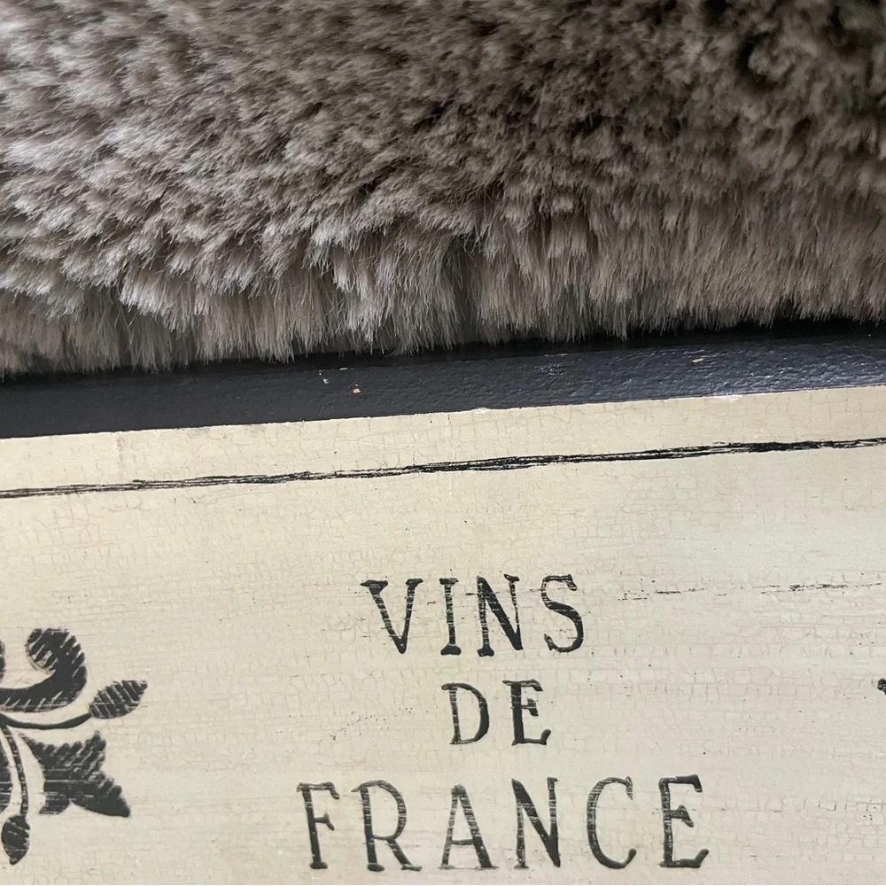 Vintage French Inspired Wine Bar Plaques Burgundy Bordeaux Wall Art Set